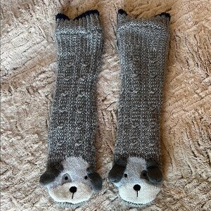Jane and Bleecker Dog Knit Socks